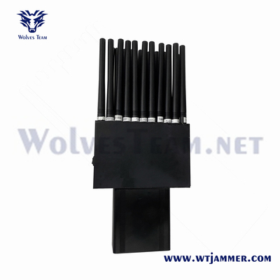 Wholesale 22 Bands 2G 3G 4G 5G Jammer Handheld GPS Lojack WiFi GPS RF 315/433/868MHz Jammer