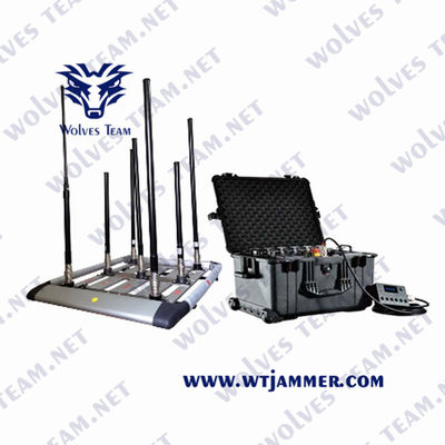 Police For VIP Protection Vehicle Signal Jammer Up To 300 Meters Battery Operate Time 2-3 Hours