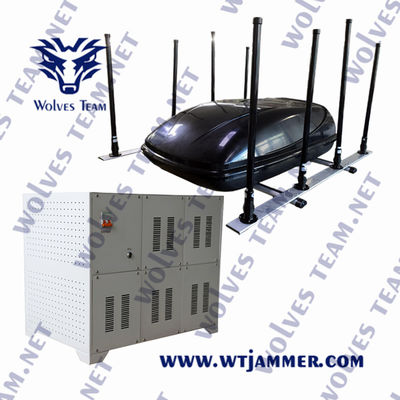 Police For VIP Protection Vehicle Signal Jammer Up To 300 Meters Battery Operate Time 2-3 Hours