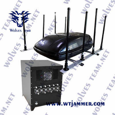 Up To 300 Meters Jamming Range Cell Phone GPS Jammer for Jamming 2G 3G 4G 5G WIFI VHF UHF Signals Blocker