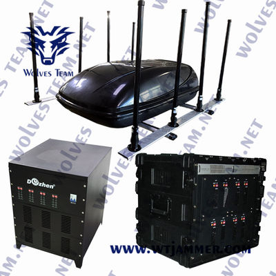 Keep For Upgrade Module Installation Vehicle Signal Jammer Up To 300 Meters Jamming Range