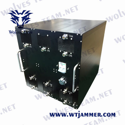 High Power GPS VHF UHF Mobile Phone Jammer For VIP Protection Advantage Keep For Upgrade Module