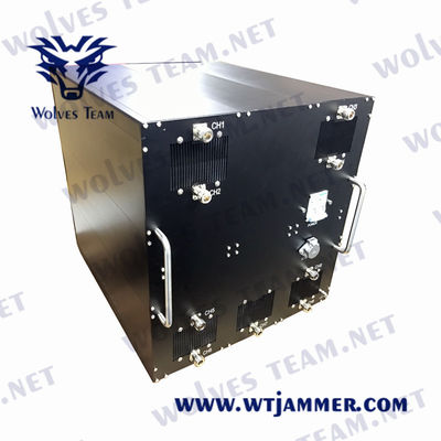 Cooling System Vehicle Signal Jammer with Monitor Software Function and Remote Control Switches Up To 300 Meters Jamming Range