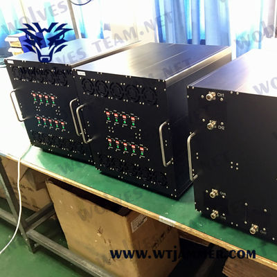 Cooling System Vehicle Signal Jammer with Monitor Software Function and Remote Control Switches Up To 300 Meters Jamming Range
