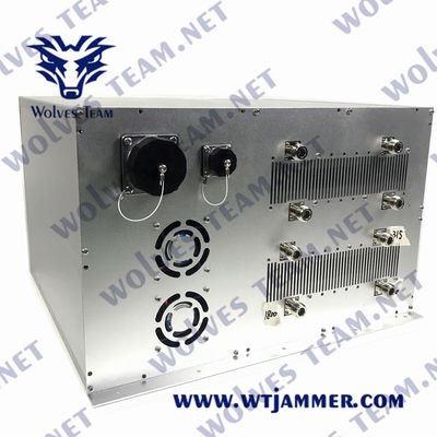 Aluminum Alloy Vehicle Signal Jammer with Remote Control Switches and Monitor Software Management