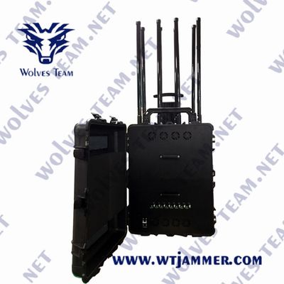 Each Frequency Controlled VHF UHF WIFI Cell Phone Signal Jammer By Independent RF On/off Switches