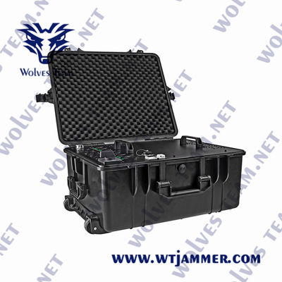 Lightweight Portable Signal Jammer with AC Adapter AC 230V Each Frequency Controlled by Independent RF On/off Switches