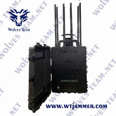 925W 10 Bands Portable High Power Bomb Cell Phone Signal Jammer WT701808