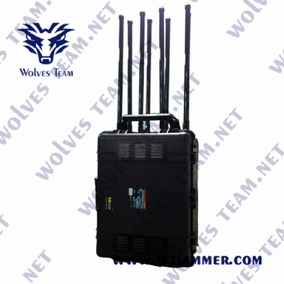 925W 10 Bands Portable High Power Bomb Cell Phone Signal Jammer WT701808