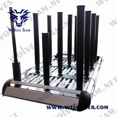 2G 3G 4G 5G WIFI VHF UHF Vehicle Signal Jammer Up To 300 Meters Jamming Range