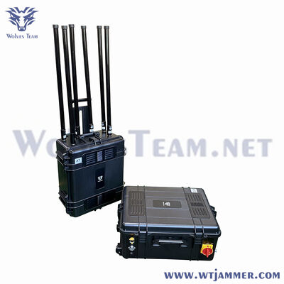Buy Portable Powerful IED Bomb RF315/433/868/915MHz 20-700MHz Signa Jammer With Remote Control online manufacture