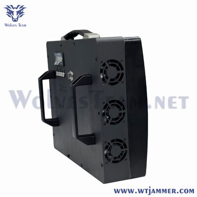 Buy IP65 Portable Military Anti UAV Drone Jammer WIFI GPS RF Control Signal Blocker 2000 meters online manufacture