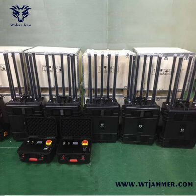 Buy Military Anti Drone Jammer With WIFI Jamming Signal Type Operating Temperature Range Minus 20 To Plus 60 Degrees Celsius And Drone Jamming Device online manufacture