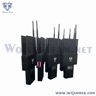 Buy Portable 22 bands  Jammer GSM 3G 4G 5G WiFi2.4g/5.8g GPSL1 RF315/433/868MHz UHF VHF Remote Control Signal Jammer online manufacture
