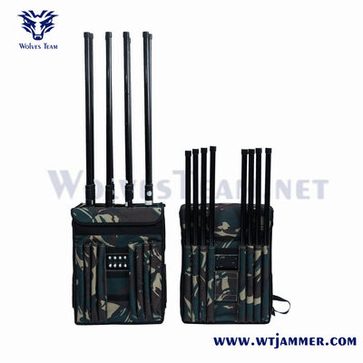 Buy 230VAC Power Supply Voltage Backpack Signal Jammer 13 Kg Weight Portable Signal Blocking Device for Tactical Environments online manufacture