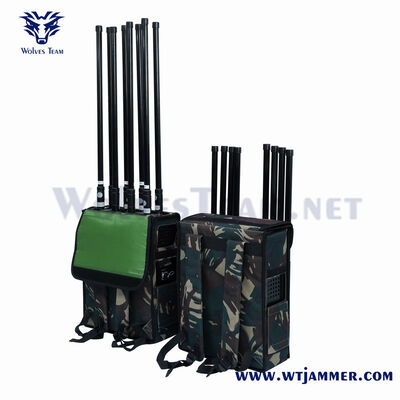 Buy Signal Jammer For All Cell Phone Signal Jammer Army Backpack Jammer Designed GSM 3G 4G 5G Cell Phone Signal Interference online manufacture