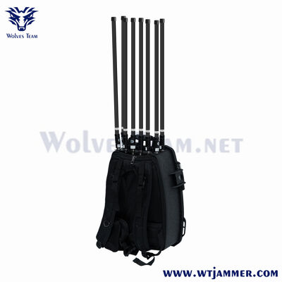 Buy Military Backpack Lightweight Satellite phone Signal Jammer Cell Phone Jammer 1.5GHz-1.6GHz Signal Jammer online manufacture