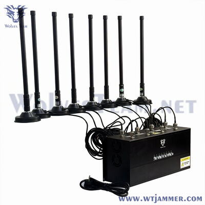 Buy 8-Channel Desktop Signal Blocking Device High Power Wireless Signal Jammer for Security online manufacture