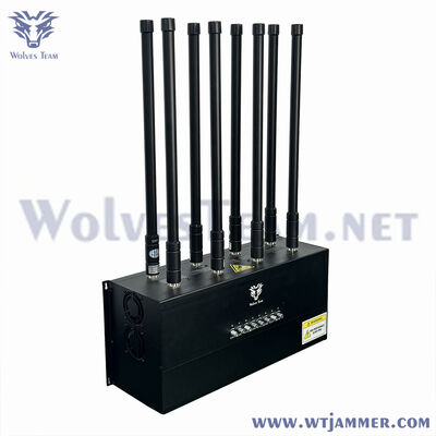 Buy High Power 8-Band Desktop Wireless Signal Jammer Signal Blocking Device for Security Privacy online manufacture