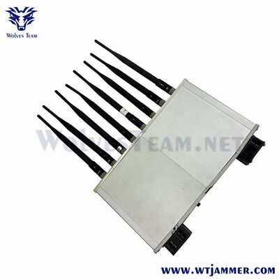 Buy 8 Channel Desktop RF Jammer GPS Glonass WiFi 5g 4G online manufacture