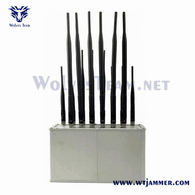 Buy 16 Band Desktop Signal Jammer Full Frequency 20-6000MHz GPS WiFi 5g online manufacture