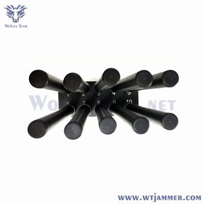 Buy 10 Antennas Portable Signal Jammer with Full-Band 2G/3G/4G/5G WiFi GPS Blocker and Built-in Battery online manufacture