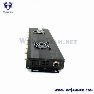 Buy 8 Antennas High-Power Desktop Signal Jammer, Fixed Full-Band 2G/3G/4G/5G WiFi GPS Blocker with Dual Cooling Fans online manufacture