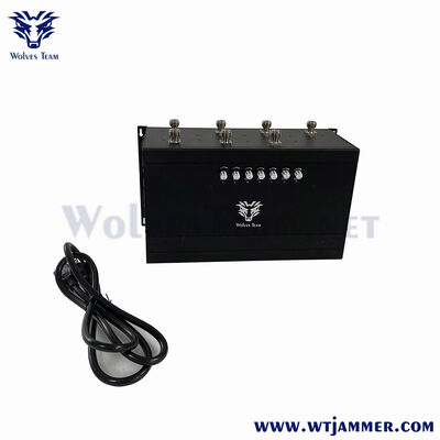 Buy 3 Antennas Drone Jammer with 20-100 Meters Block Range and Aluminum Alloy Radiator for UAV Signal Blocker online manufacture