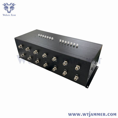 Buy 100W 14 Band Desktop Signal Jammer Blocks 5g WiFi GPS 4G 3G 2G online manufacture