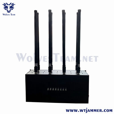 Buy 8 Band Desktop GPS WiFi Jammer Covers Lojack Bluetooth & 5G online manufacture