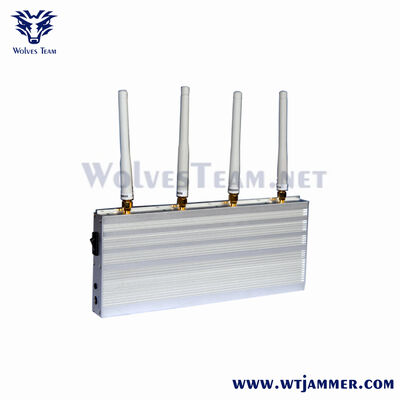 Buy Silver Style 4 Antennas Compact Signal Jammer | Block GSM, DCS, CDMA & 3G Cell Phone Signals online manufacture