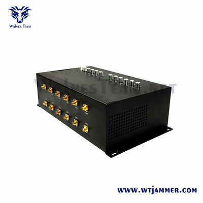 Buy 12 Antennas Adjustable Power Signal Jammer Full Band 2G 3G 4G 5G WiFi GPS Drone Blocker online manufacture