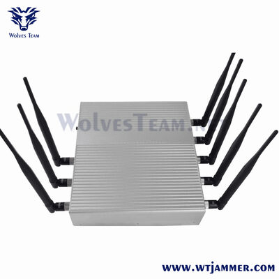 Buy 8 Antennas Adjustable Power Full-Band Jammer Blocks 2G 3G 4G WiFi GPS & Bluetooth Signals online manufacture