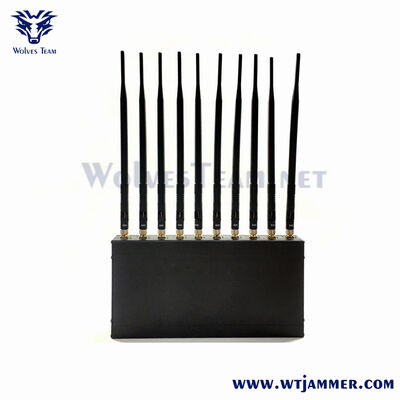 Buy 10 Antennas High-Power 5G Jammer Blocks 2G 3G 4G 5G WiFi GPS & Drone Signals online manufacture