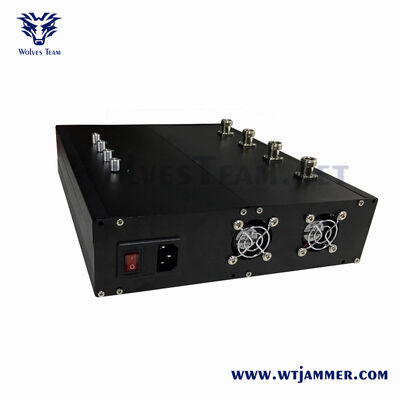 Buy 4 Antennas Adjustable Power Signal Jammer Multi Band Anti-Drone GPS RF Blocker online manufacture