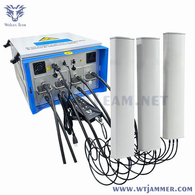 Buy High Power IP68 2G 3G 4G 5GLTE Signal Jammer WiFi5.2g WIFI5.5g WIFI5.8g Signal Jammer Prison jammer 300-800 meters online manufacture