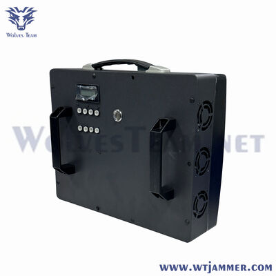 Buy Portable Handheld Anti UAV Drone Jammer IP68 Outdoor Uav Fpv Drone Signal Blocking Jammer 1km-3km Range online manufacture