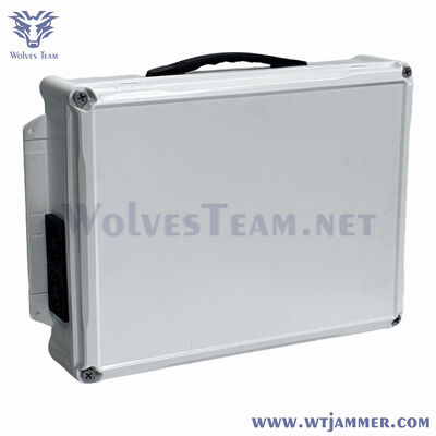 Buy White Style Outdoor Weatherproof Portable Signal Jammer High Power Wireless Cell Phone Signal Shield Device online manufacture