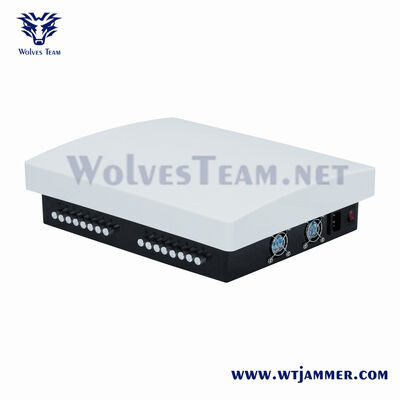 Buy 14 Channel Adjustable Desktop Signal Jammer Full Band 2G 3G 4G 5G WiFi GPS CDMA GSM Signal Blocker online manufacture