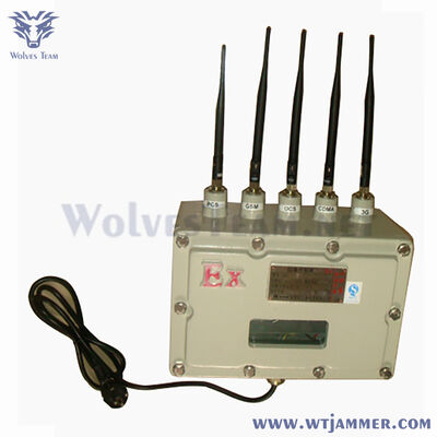 Buy 5 Channel Explosion-Proof Signal Jammer 2G 3G 4G 5G WiFi Blocker for Oil Gas & Chemical Plants online manufacture