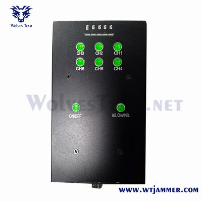 Buy 6-Channel High Power Signal Jammer with Independent Channel Control Panel for Prison Local Area Security online manufacture