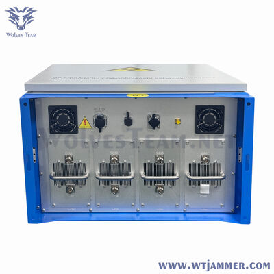 Buy 8-Channel High Power Base Station Type Signal Jammer with Sector Antennas for Prison Perimeter Security online manufacture