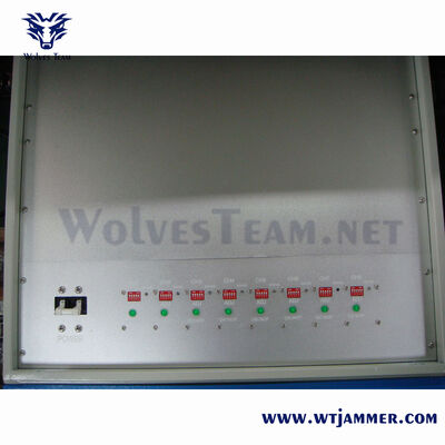 Buy 8-Channel High Power Base Station Type Signal Jammer with Sector Antennas for Prison Perimeter Security online manufacture