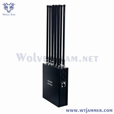 Buy High Power 8-Band IED Jammer System | 4G/5G Cellular/GPS/UHF/VHF Multi-Frequency RF Blocker online manufacture