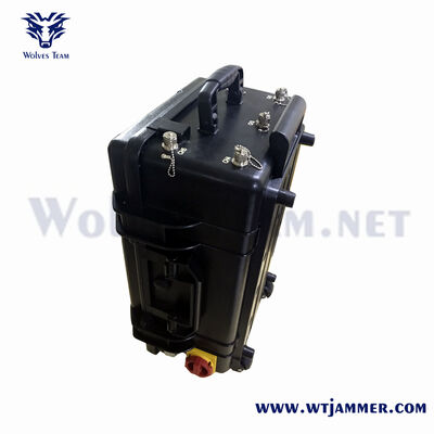 Buy High Power 600W 5 Bands Anti Drone Signal Jammer Portable Luggage Case online manufacture