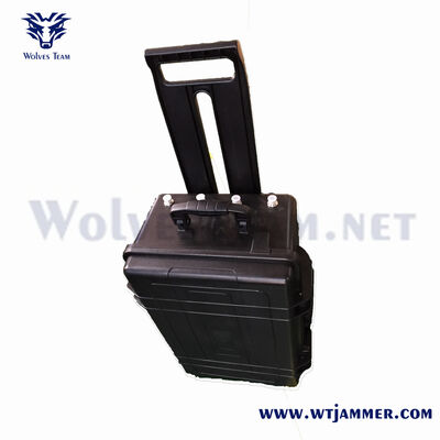 Buy Law Enforcement 4-Channel Drone Jammer, Rugged Waterproof Luggage Signal Interference Device online manufacture