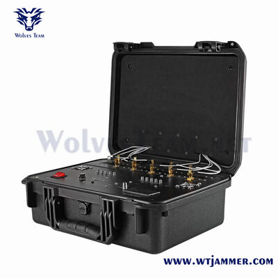 Buy 10-Channel High Power Portable Signal Jammer, Rugged Hard Case RF Blocker for Anti-Eavesdropping & Anti-Drone online manufacture