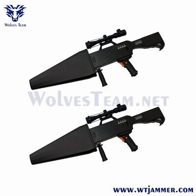 Buy High-Gain Horn Antenna Handheld Anti-Drone Jammer Gun, Ultra Long-Range 900M/1.5G/2.4G/5.8G Portable RF Blocker for Tactical Security online manufacture