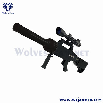 Buy Long Barrel High-Gain Handheld Anti-Drone Jammer Gun, Ultra Long-Range Portable RF Blocker for Tactical Security online manufacture