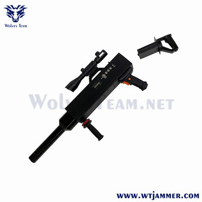 Buy High Power Handheld Anti Drone Jammer Gun - 3km+ Long Range UAV Signal Blocker for 2.4G/5.8G/GPS online manufacture